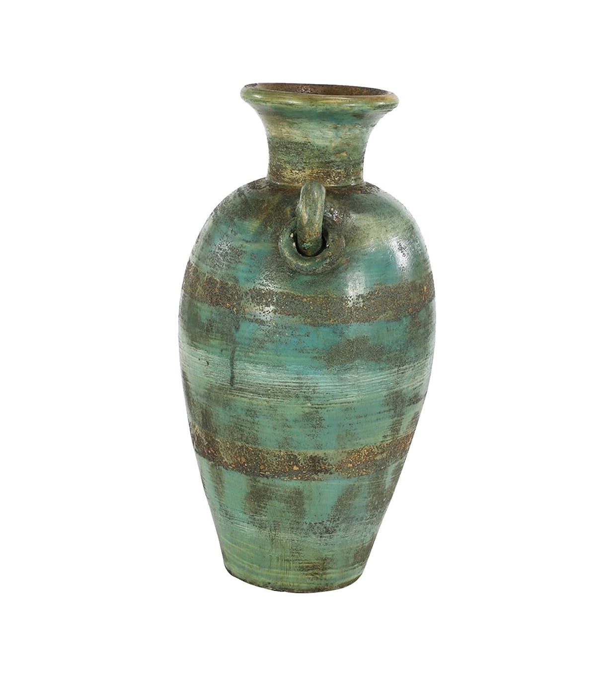 Deco 79 Ceramic Decorative Vase Distressed Centerpiece Vase - Image 2